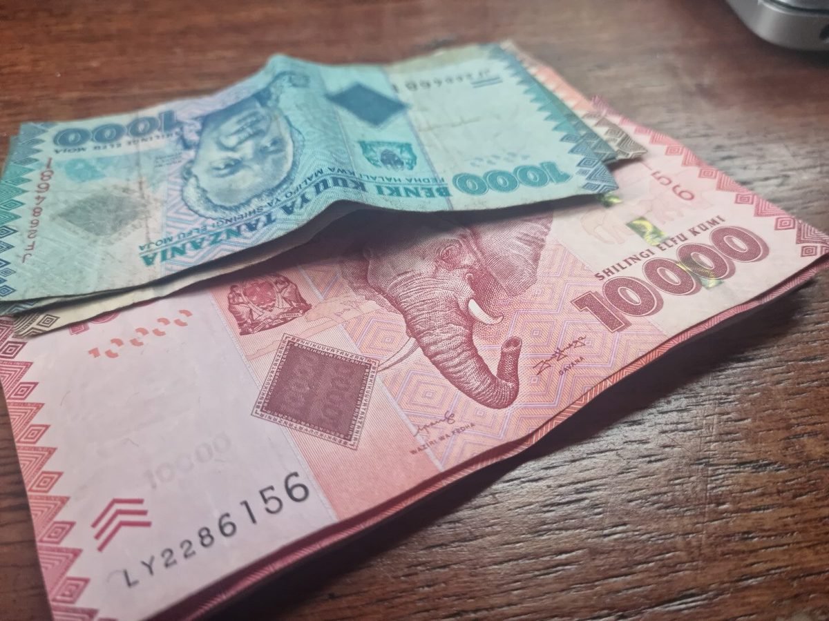 Bargeld und bezahlen in Tanzania